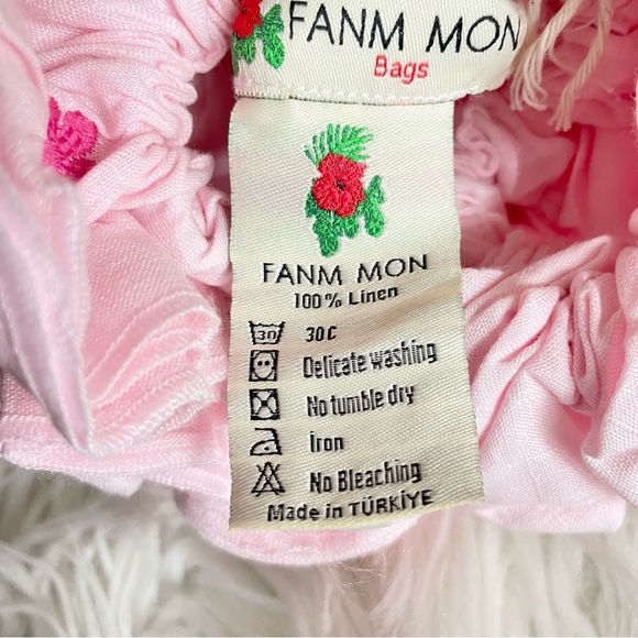 Fanm Mon bag NWT Shou-Shou Sara Handbag Mini Tote Satchel bag in Pink Floral - Picture 15 of 16